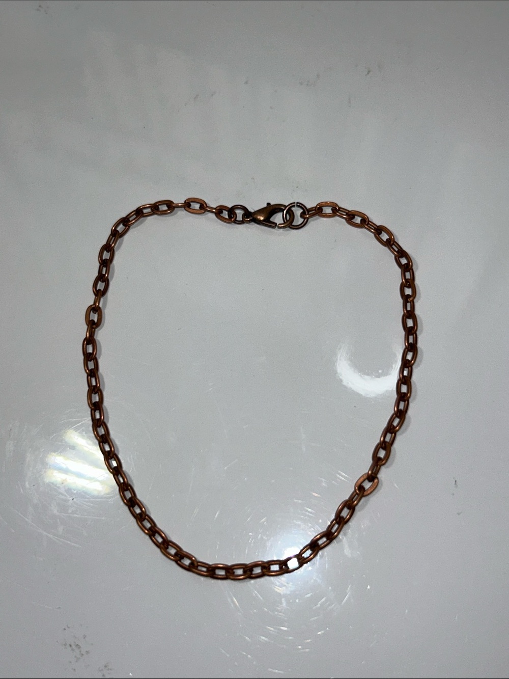 New Artisan Handmade Simply Design Solid Copper 16” Necklace